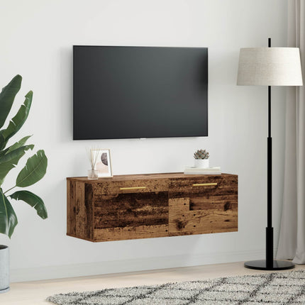 Väggskåp Gammalt trä 100 x 36.5 x 35 cm Konstruerat trä