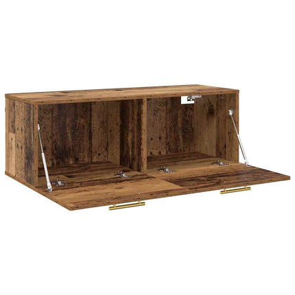 Väggskåp Gammalt trä 100 x 36.5 x 35 cm Konstruerat trä
