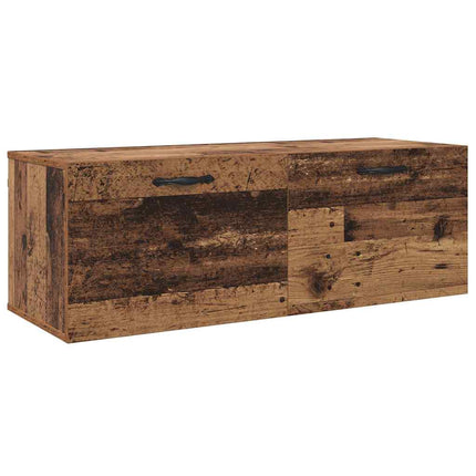 Väggmonterat skåp Väggmonterad Gammalt trä 100 x 36,5 x 35 cm