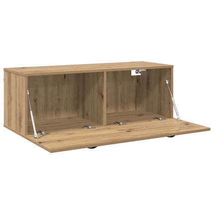 Väggmonterat skåp Artisan Ek 100 x 36,5 x 35 cm Konstruerat trä