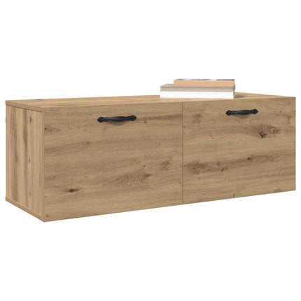 Väggmonterat skåp 100 x 36,5 x 35 cm Konstruerat trä Artisan Ek