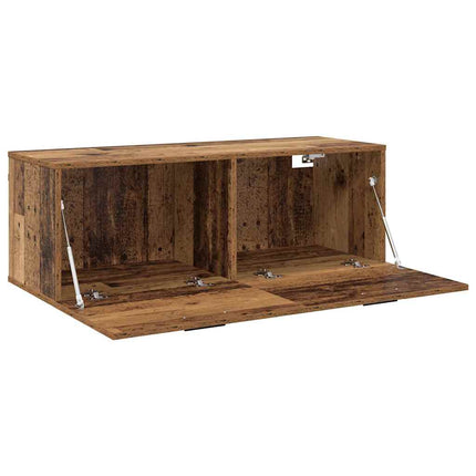Väggmonterat skåp Väggmonterad Gammalt trä 100 x 36,5 x 35 cm