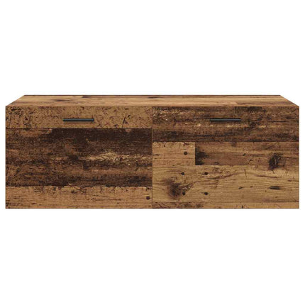 Väggmonterat skåp Väggmonterad Gammalt trä 100 x 36,5 x 35 cm