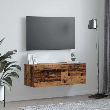 Väggskåp Gammalt trä 100 x 36.5 x 35 cm Konstruerat trä