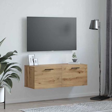 Väggskåp artisan ek 100 x 36.5 x 35 cm Konstruerat trä