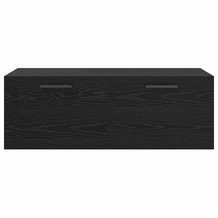 Väggskåp Svart ek 100 x 36.5 x 35 cm Konstruerat trä