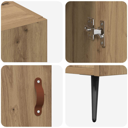 Sideboard Artisan Ek 89,5 x 34 x 80 cm Konstruerat trä