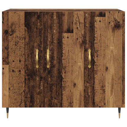 Sideboard Gammalt trä 90 x 34 x 80 cm Konstruerat trä
