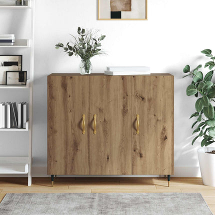 Sideboard Artisan Ek 90 x 34 x 80 cm Konstruerat trä