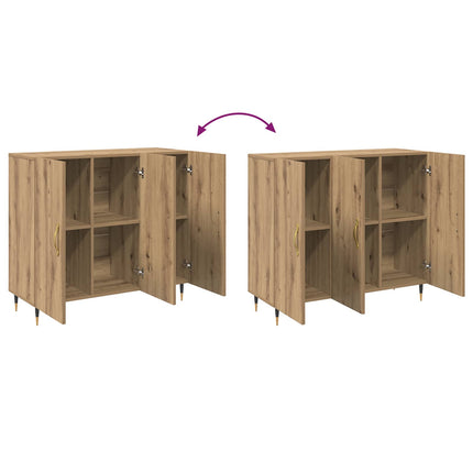 Sideboard Artisan Ek 90 x 34 x 80 cm Konstruerat trä