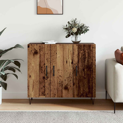 Sideboard Gammalt trä 90 x 32,5 x 80 cm Konstruerat trä