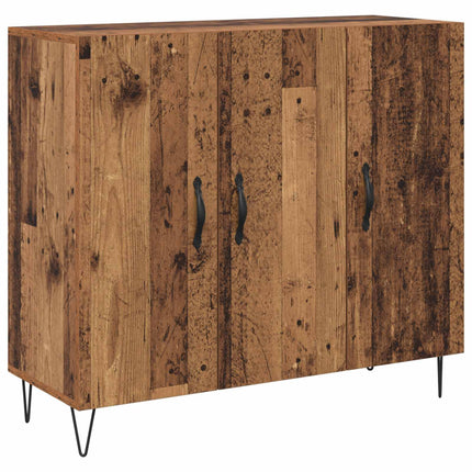 Sideboard Gammalt trä 90 x 32,5 x 80 cm Konstruerat trä