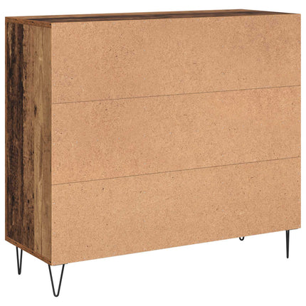 Sideboard Gammalt trä 90 x 32,5 x 80 cm Konstruerat trä
