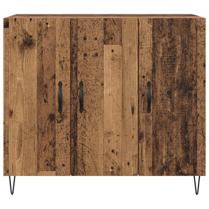 Sideboard Gammalt trä 90 x 32,5 x 80 cm Konstruerat trä