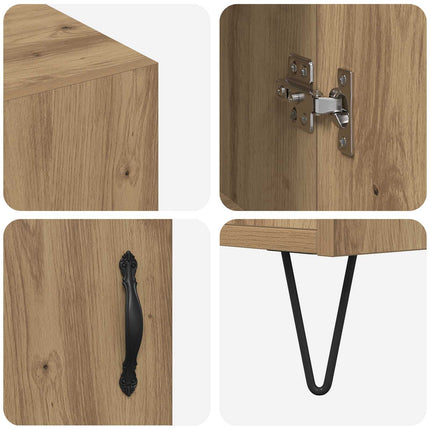 Sideboard Artisan Ek 90 x 32,5 x 80 cm Konstruerat trä