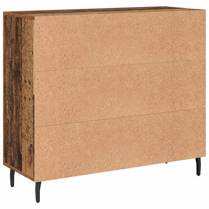 Sideboard Gammalt trä 90 x 34 x 80 cm Konstruerat trä