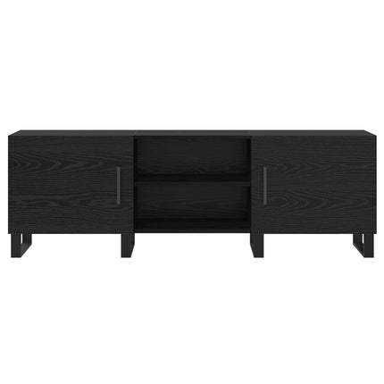 TV-skåp Svart Ek 150 x 30 x 50 cm Konstruerat trä