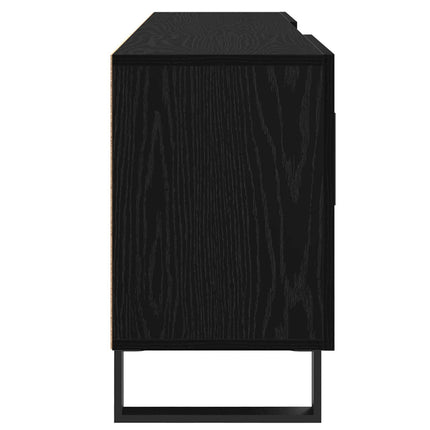TV-skåp Svart Ek 150 x 30 x 50 cm Konstruerat trä