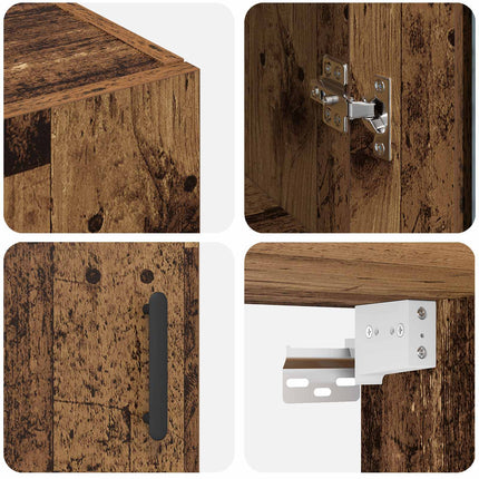 Sideboard Gammalt trä 69,5 x 34 x 90 cm Konstruerat trä