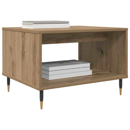 Kaffeebord artisan ek 60 x 50 x 40 cm Konstruerat trä