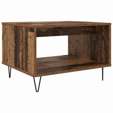 Kaffeebord Gammalt trä 60 x 50 x 40 cm Konstruerat trä