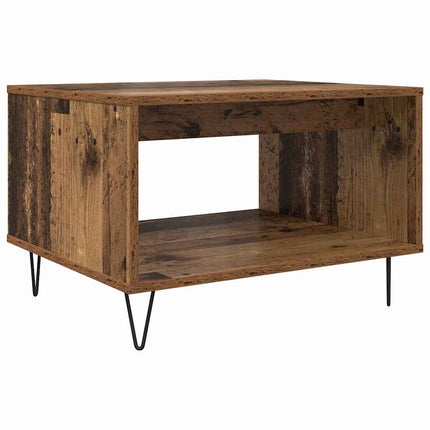 Kaffeebord Gammalt trä 60 x 50 x 40 cm Konstruerat trä