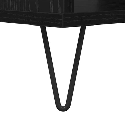Kaffeebord Svart ek 60 x 50 x 40 cm Konstruerat trä