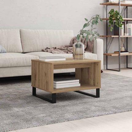 Kaffeebord artisan ek 60 x 50 x 40 cm Konstruerat trä