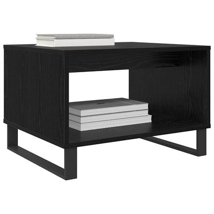 Kaffeebord Svart ek 60 x 50 x 40 cm Konstruerat trä