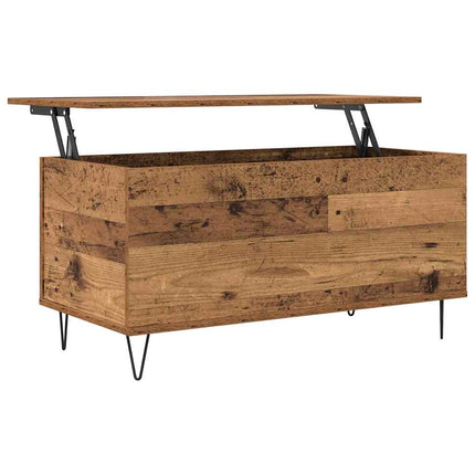 Kaffeebord Gammalt trä 90 x 44.5 x 45 cm Konstruerat trä