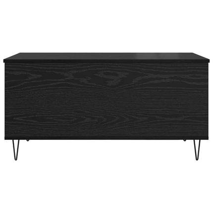 Kaffeebord Svart ek 90 x 44.5 x 45 cm Konstruerat trä
