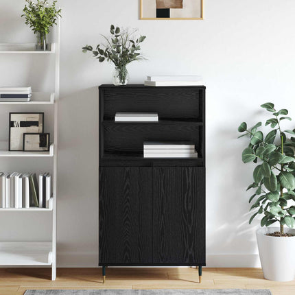 Skåp Svart 60 x 36 x 110 cm Konstruerat trä