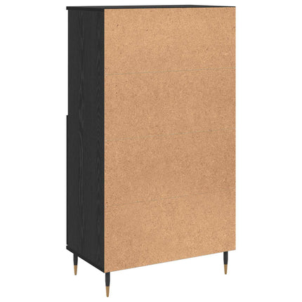 Skåp Svart 60 x 36 x 110 cm Konstruerat trä
