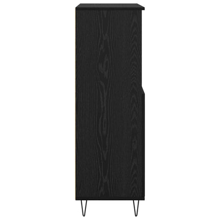 Skåp Svart 60 x 36 x 110 cm Konstruerat trä