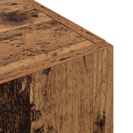 Kontorsskåp med hylla Svart Ek 60 x 32 x 115 cm Konstruerat trä