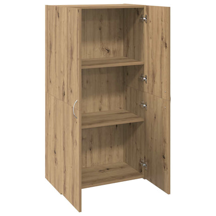 Kontorsskåp Gammalt trä 60 x 32 x 115 cm Konstruerat trä