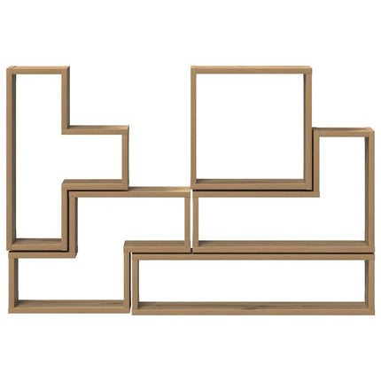 Vägg hylla Väggmonterat Artisan Ek 96 x 12 x 64 cm
