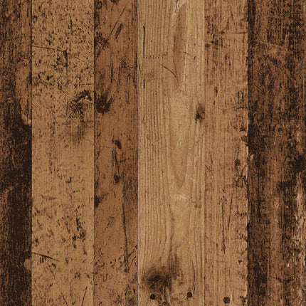Garderob med hylla med lagring Gammalt trä 77 x 48 x 102 cm