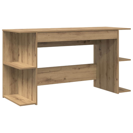 Skrivbord med hylla artisan ek 140 x 50 x 75 cm Konstruerat trä