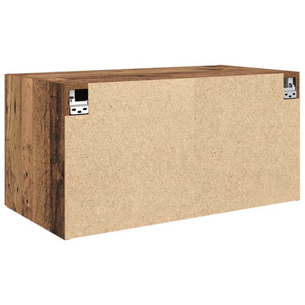 Väggskåp Gammalt trä 80 x 42.5 x 40 cm Konstruerat trä