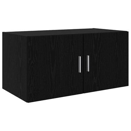 Väggskåp Svart ek 80 x 42.5 x 40 cm Konstruerat trä