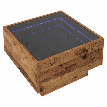 Kaffeebord Gammalt trä 50 x 50 x 30 cm Konstruerat trä