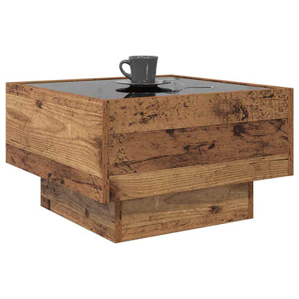 Kaffeebord Gammalt trä 50 x 50 x 30 cm