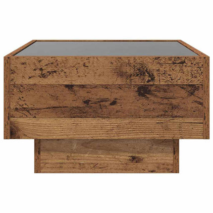 Kaffeebord Gammalt trä 50 x 50 x 30 cm Konstruerat trä