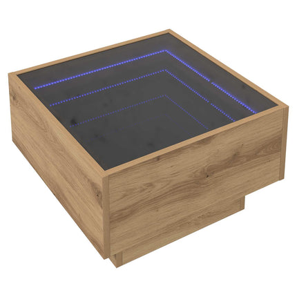 Kaffeebord artisan ek 50 x 50 x 30 cm Konstruerat trä