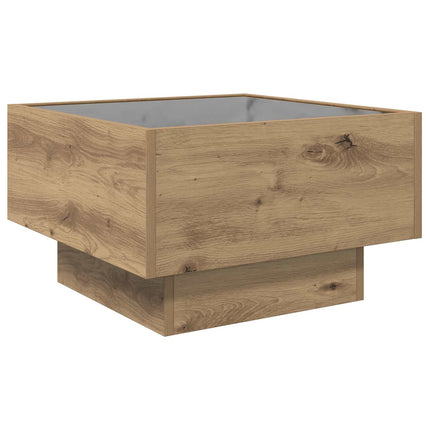 Kaffeebord artisan ek 50 x 50 x 30 cm Konstruerat trä