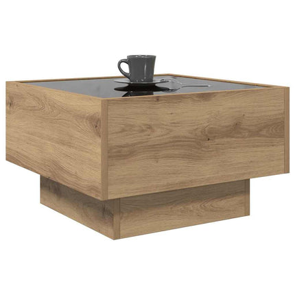 Kaffeebord artisan ek 50 x 50 x 30 cm Konstruerat trä