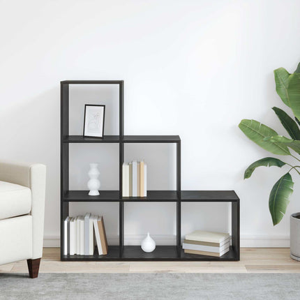 Rumsavdelare Bokhylla 6 nivåer 99 x 29 x 99 cm Konstruerat trä