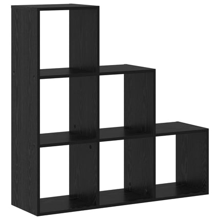 Rumsavdelare Bokhylla 6 nivåer 99 x 29 x 99 cm Konstruerat trä