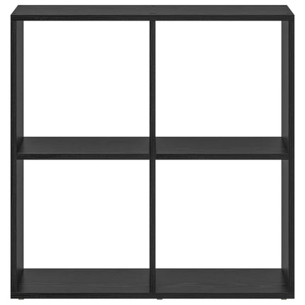 Bokskåp Svart Ek 69,5 x 29 x 69,5 cm Konstruerat trä